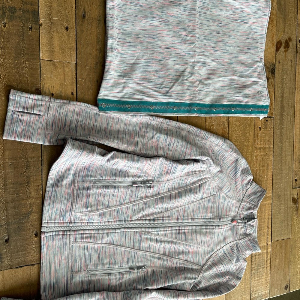 Ivivva size 10 jacket and shawl scarf